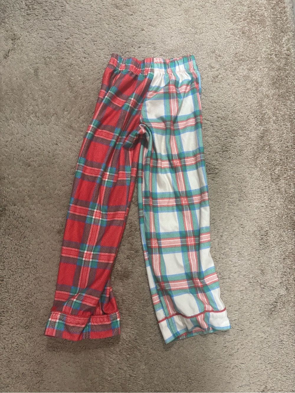 Joe Fresh Red and White Plaid Kids Pajama Bottoms